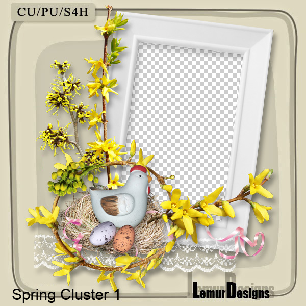 Spring Cluster 1 by Lemur Designs - Click Image to Close